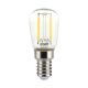 V-TAC Átlátszó LED izzó filament COG  E14 ST64 2W 3000K kisgömb - 214444