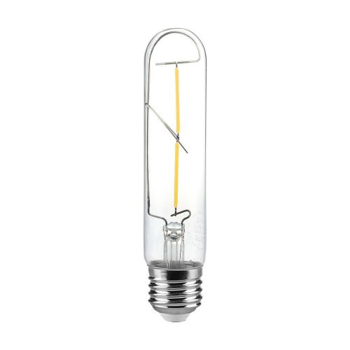 V-TAC Átlátszó LED izzó filament COG  E27 T30 2W 3000K - 217251