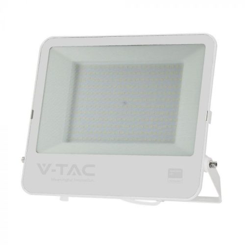 V-TAC 200W LED reflektor 115° 6500K fehér házas, fehér matt üveggel , 1 m hosszú vezetékkel (Samsung Chip) -23603