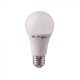 V-TAC LED izzó  E27 A60 6.5W 160lm/W 200° 4000K gömb - 2807