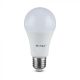 V-TAC LED izzó  E27 A60 9.5W 160lm/W 200° 4000K gömb - 2810