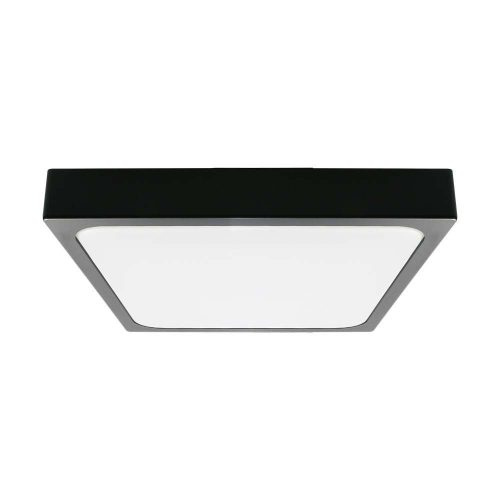 V-TAC LED mennyezeti lámpatest - fekete - 24W 6400K IP44 - 7647